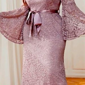 Maxi Party dress/ lilac colour